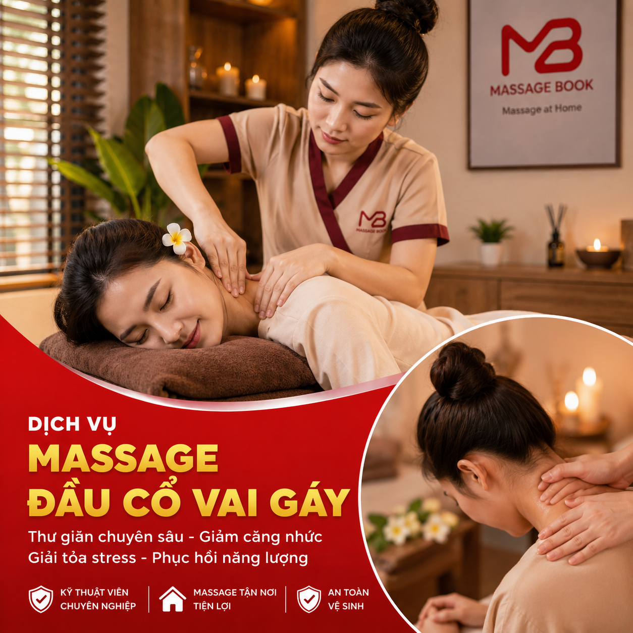 Dịch vụ massage đầu cổ vai gáy tại nhà giảm đau mỏi gáy